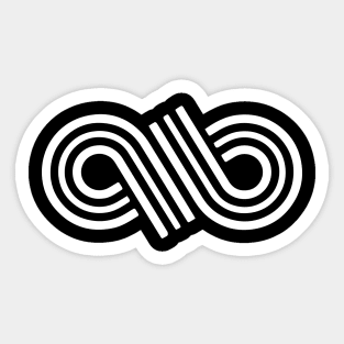 infinite lists v7 Sticker